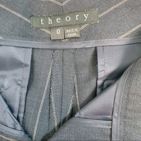 Theory wool pinstriped pants - Picture 7 of 10